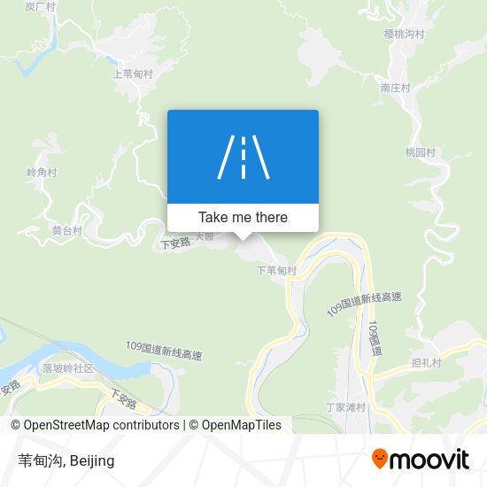 苇甸沟 map