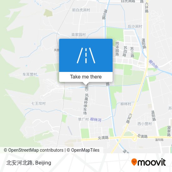 北安河北路 map