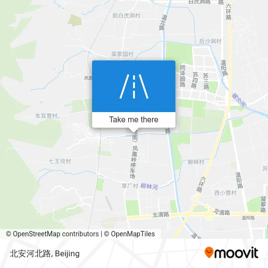 北安河北路 map