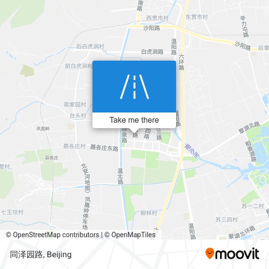 同泽园路 map
