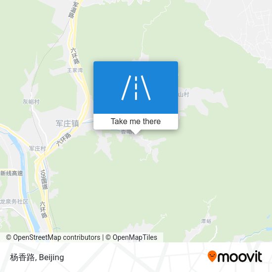 杨香路 map