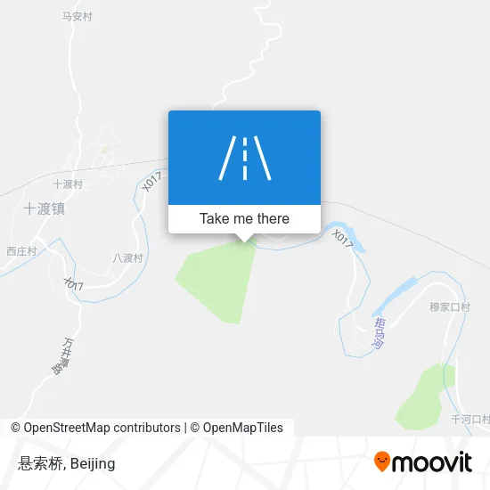 悬索桥 map