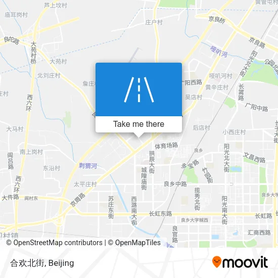 合欢北街 map