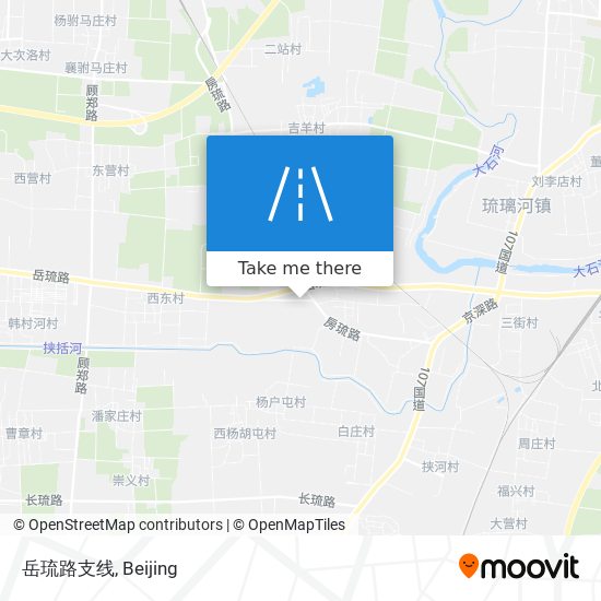 岳琉路支线 map