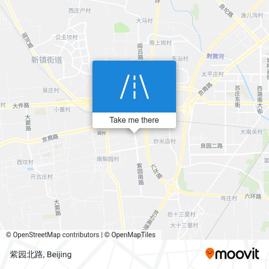 紫园北路 map