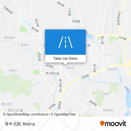 青年北路 map