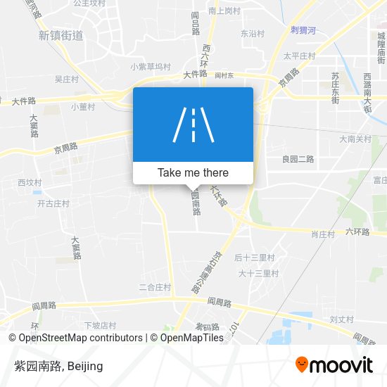 紫园南路 map