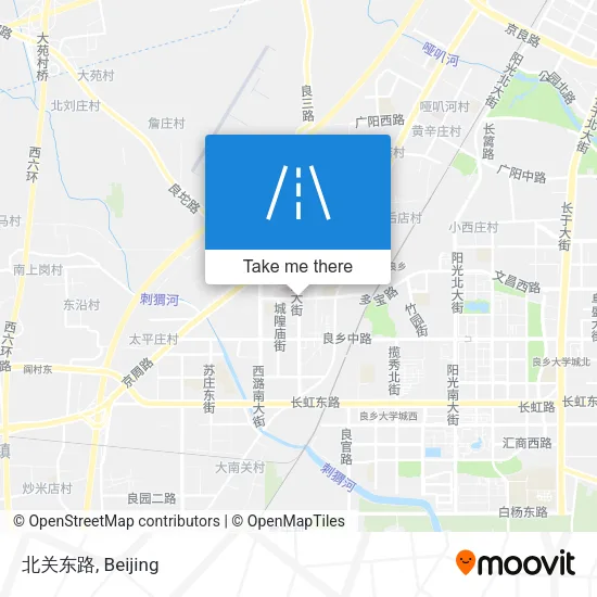 北关东路 map