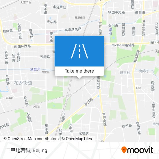 二甲地西街 map