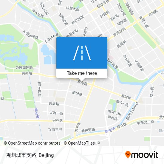 规划城市支路 map