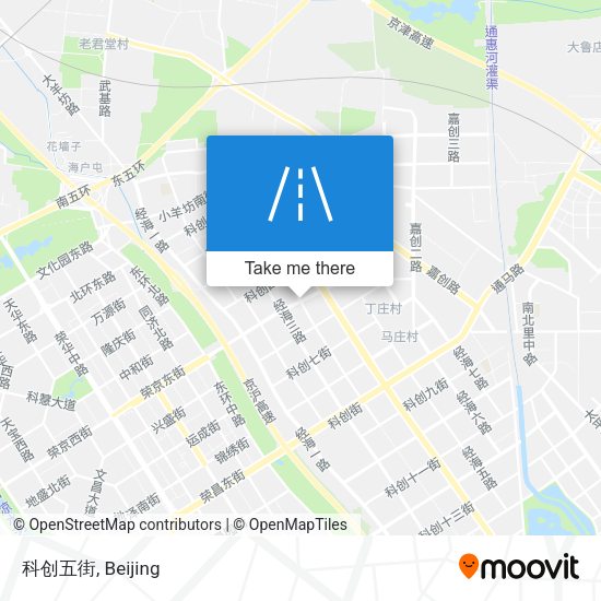 科创五街 map