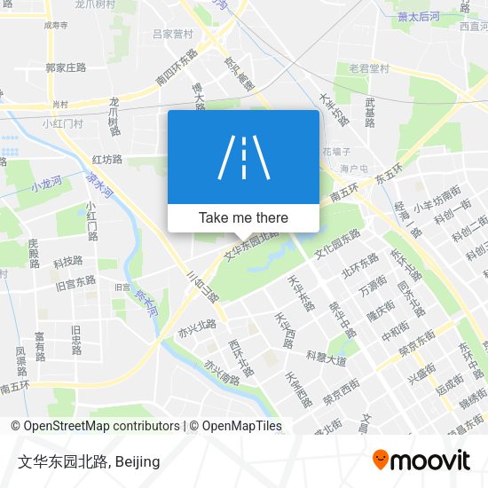 文华东园北路 map
