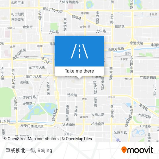 垂杨柳北一街 map