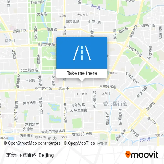 惠新西街辅路 map