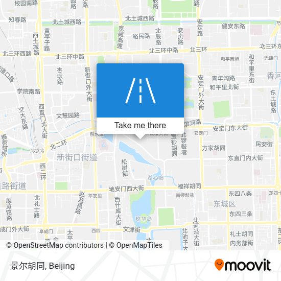景尔胡同 map
