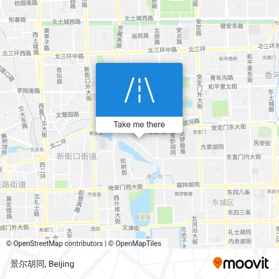 景尔胡同 map