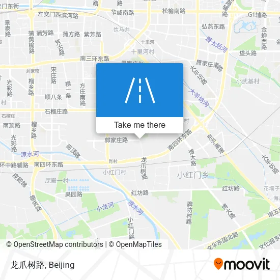 龙爪树路 map