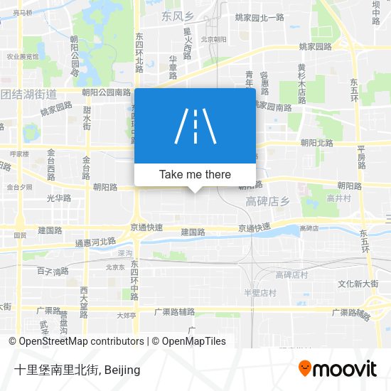 十里堡南里北街 map