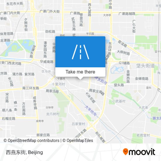 西燕东街 map