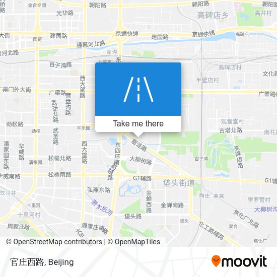 官庄西路 map