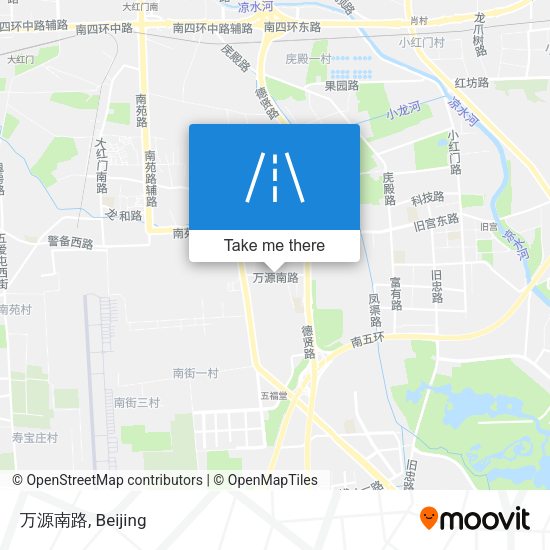 万源南路 map
