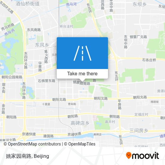姚家园南路 map