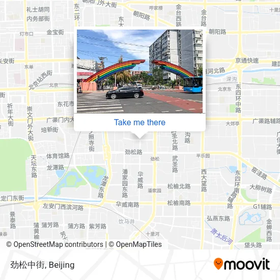 劲松中街 map