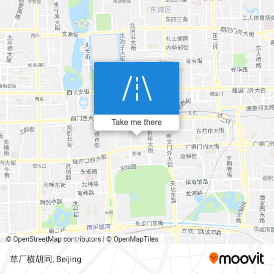 草厂横胡同 map