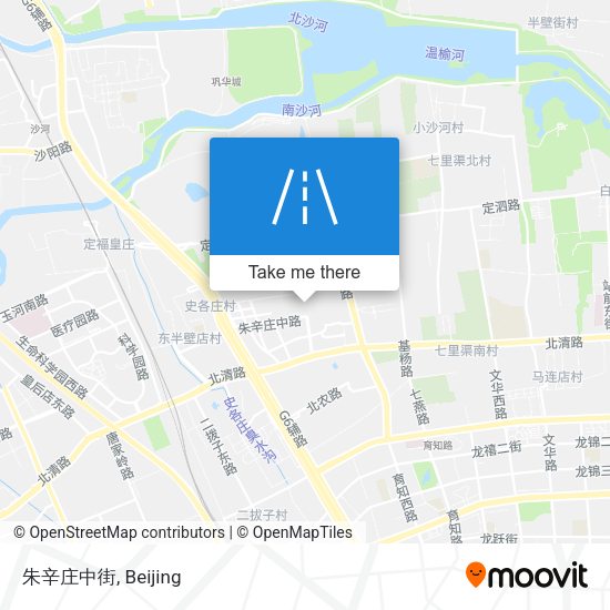 朱辛庄中街 map