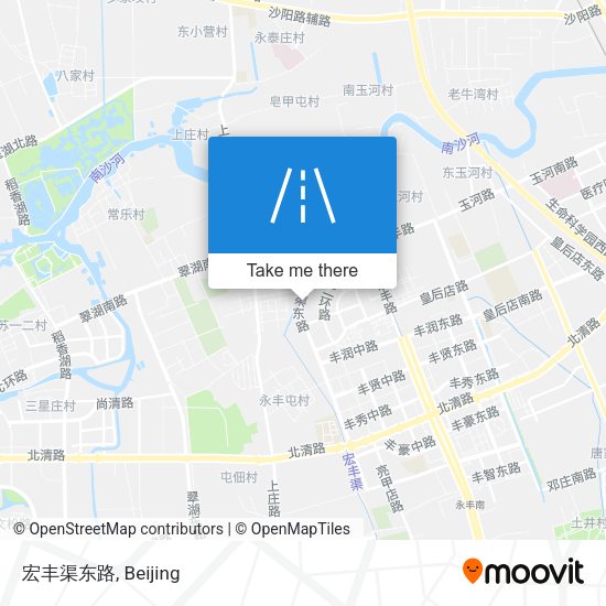宏丰渠东路 map