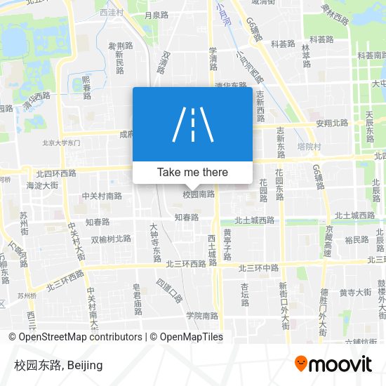 校园东路 map
