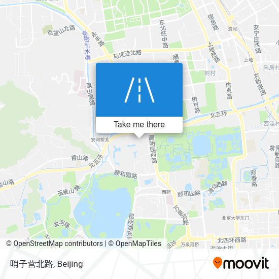 哨子营北路 map