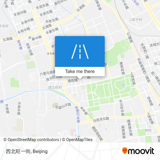 西北旺一街 map