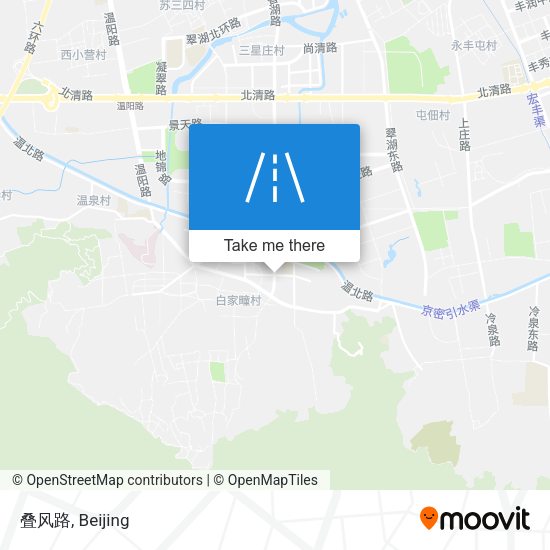 叠风路 map