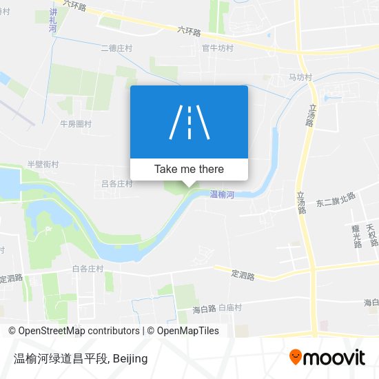 温榆河绿道昌平段 map