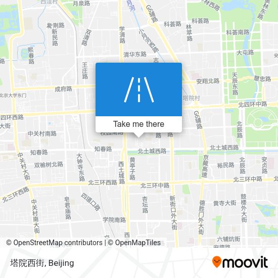 塔院西街 map