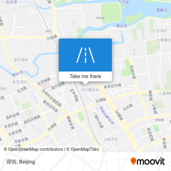 背街 map