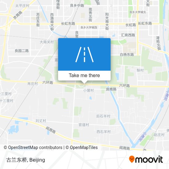 古兰东桥 map