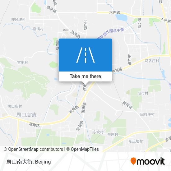 房山南大街 map
