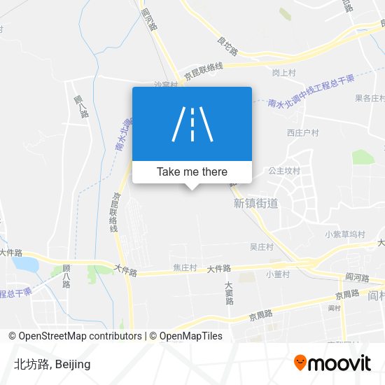北坊路 map