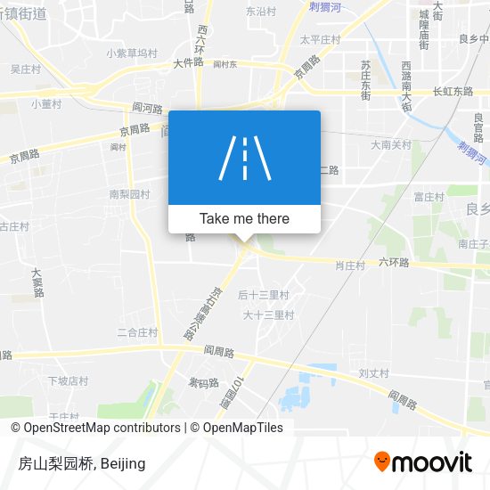 房山梨园桥 map