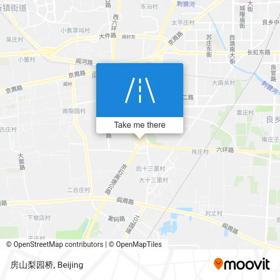 房山梨园桥 map