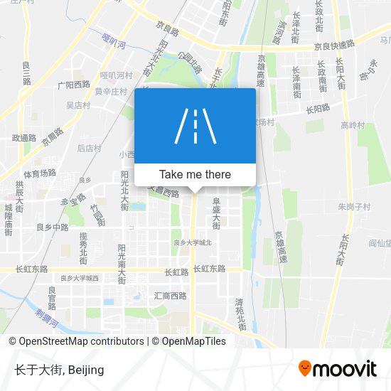 长于大街 map