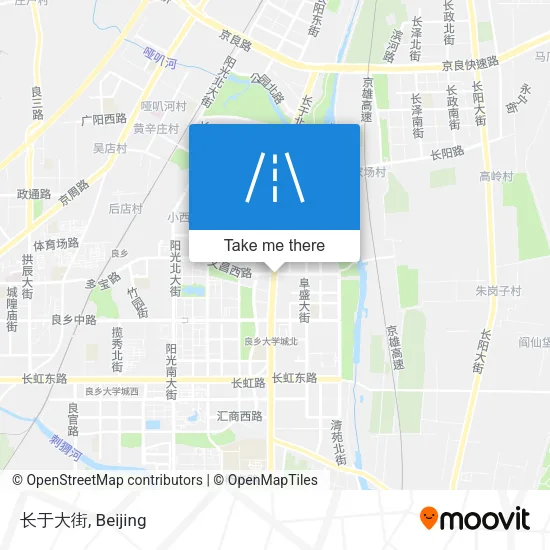长于大街 map