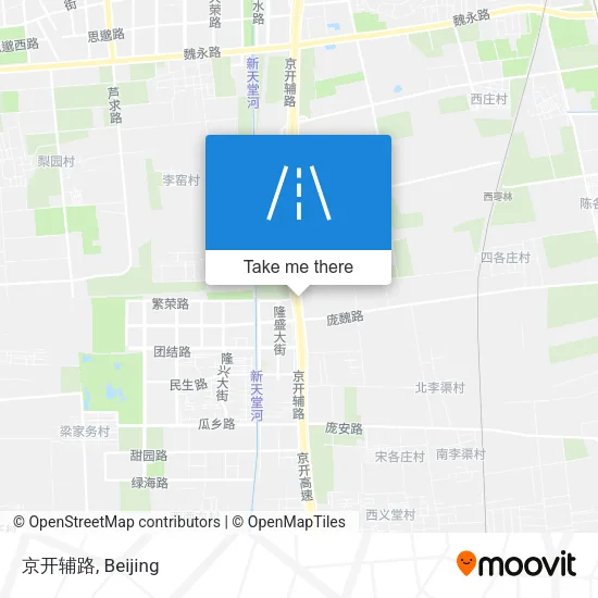 京开辅路 map