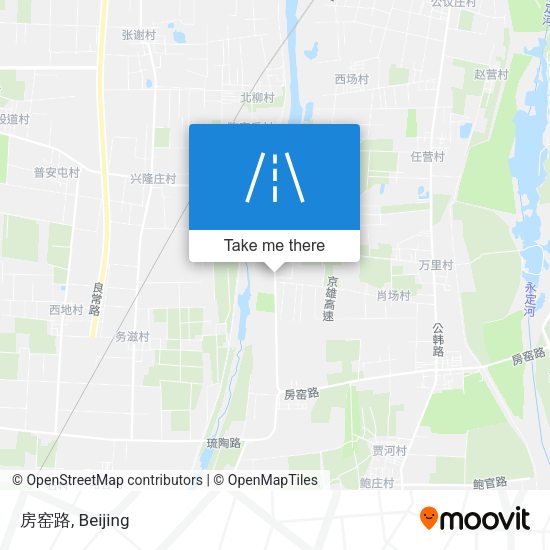 房窑路 map