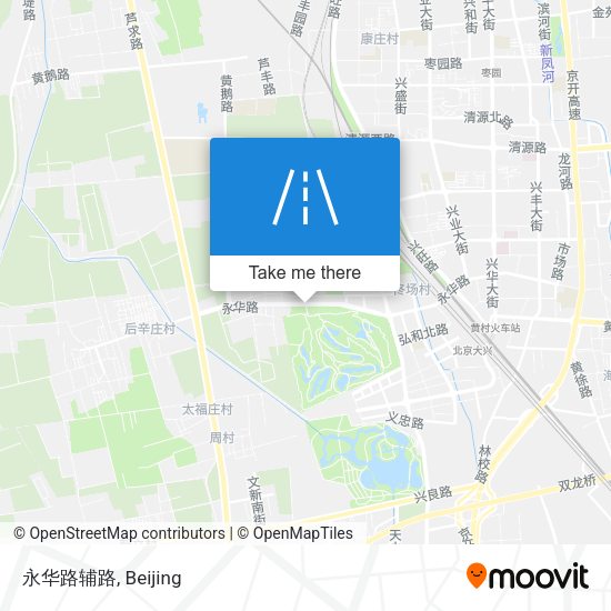 永华路辅路 map