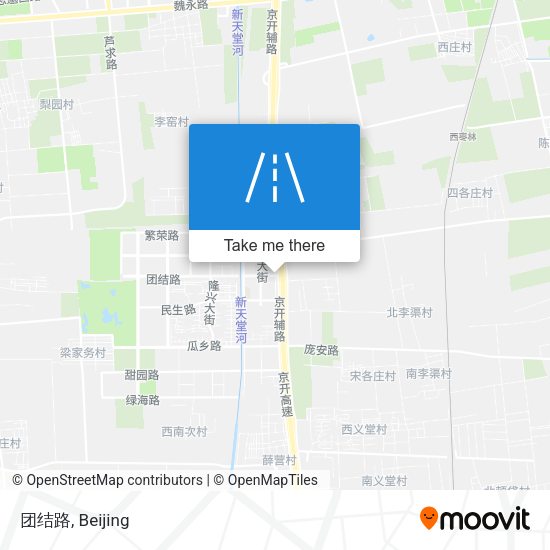 团结路 map