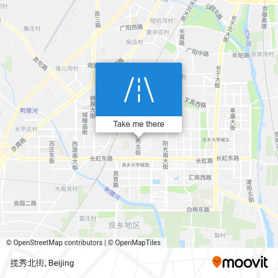 揽秀北街 map