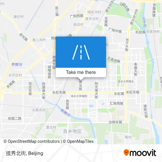 揽秀北街 map